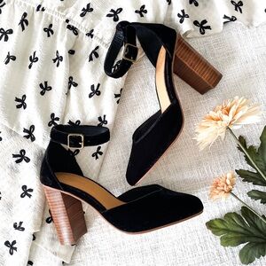 Soludos velvet heels.